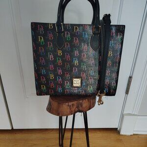 Dooney and Bourke Multi Color Janine crossbody/ satchel *RARE*